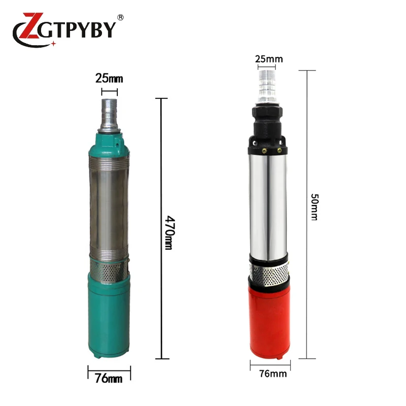 24v dc submersible solar powered water pump deep well pump