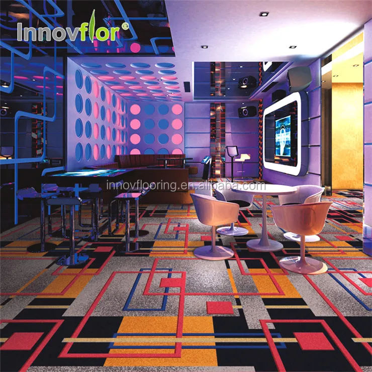 Nylon Printed Carpet Cinema Carpet Manufactory Heavy Commercial Theater Anti-fire Carpet