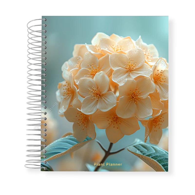 Promotional Notebook Printing Journal Custom Logo Hardcover Spiral Self Love Planner Divider Tabs