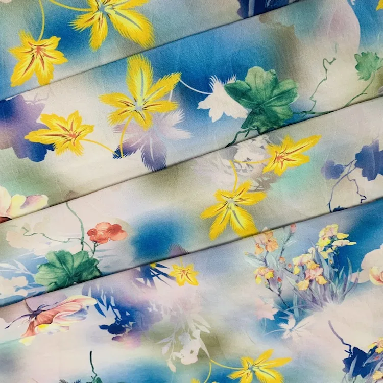 Colorful quilted Linen acetate lining fibre fabric for clothing