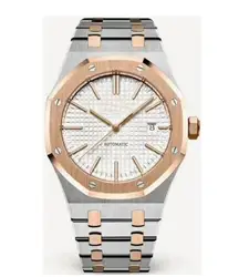 Classic New Men Watch Stainless Steel Automatic Mechanical Silver Rose Gold Blue Black MIYOTA Round SAPPHIRE Crystal 20cm 5BAR