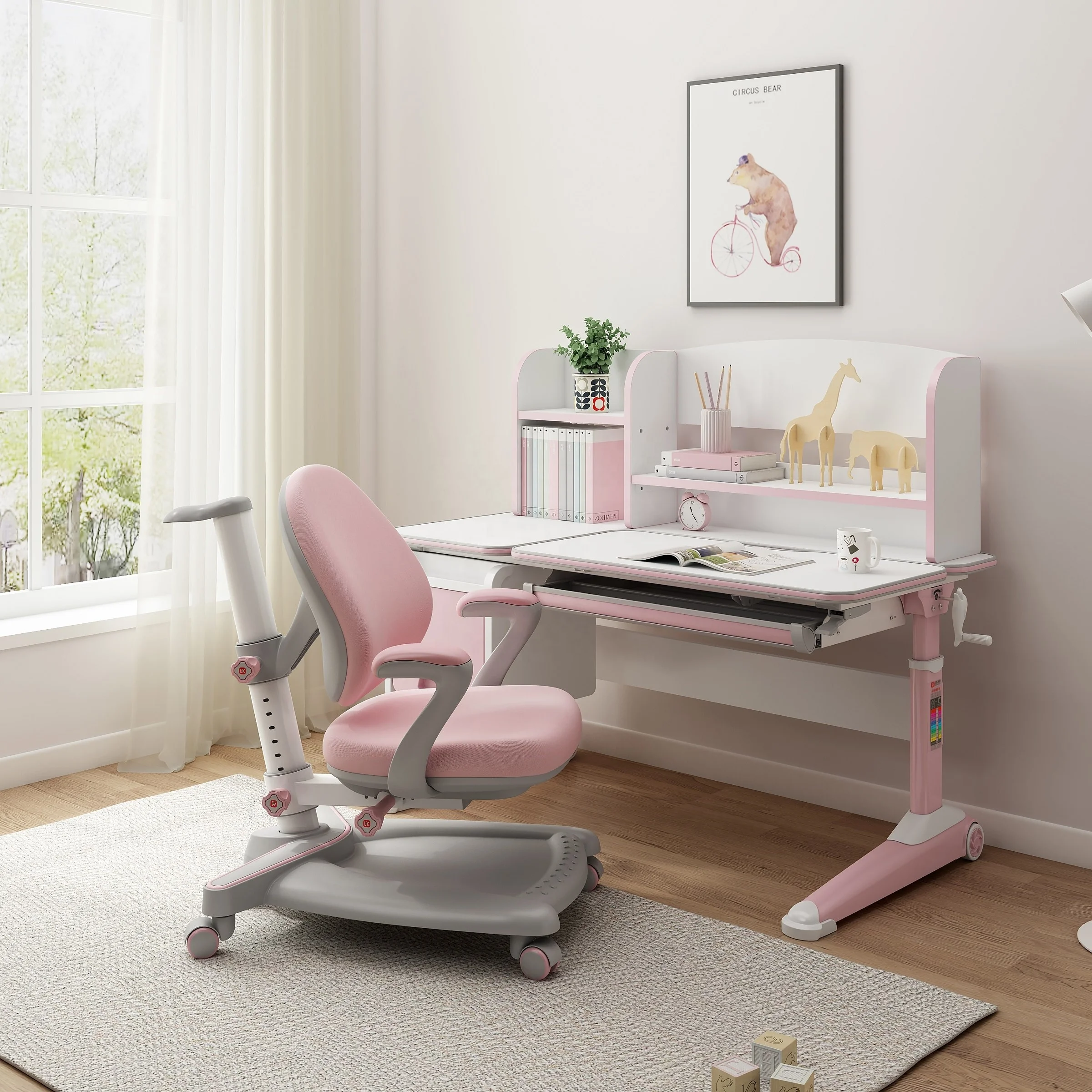 
Sihoo Height Adjustable Kids Study Chair Home Study Learning Chair 