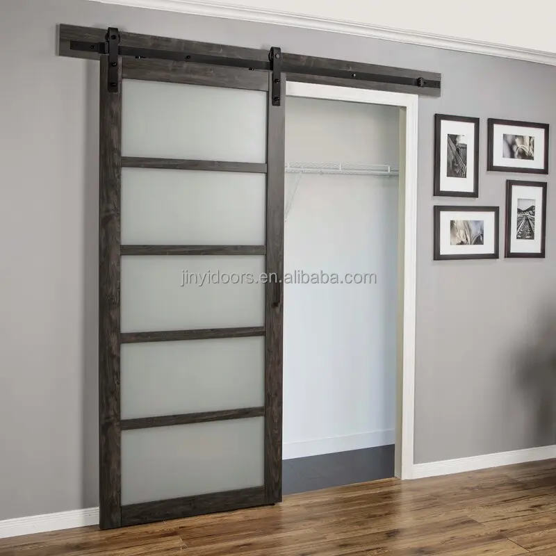 
America Design Wood Barn Door Interior Sliding Door 
