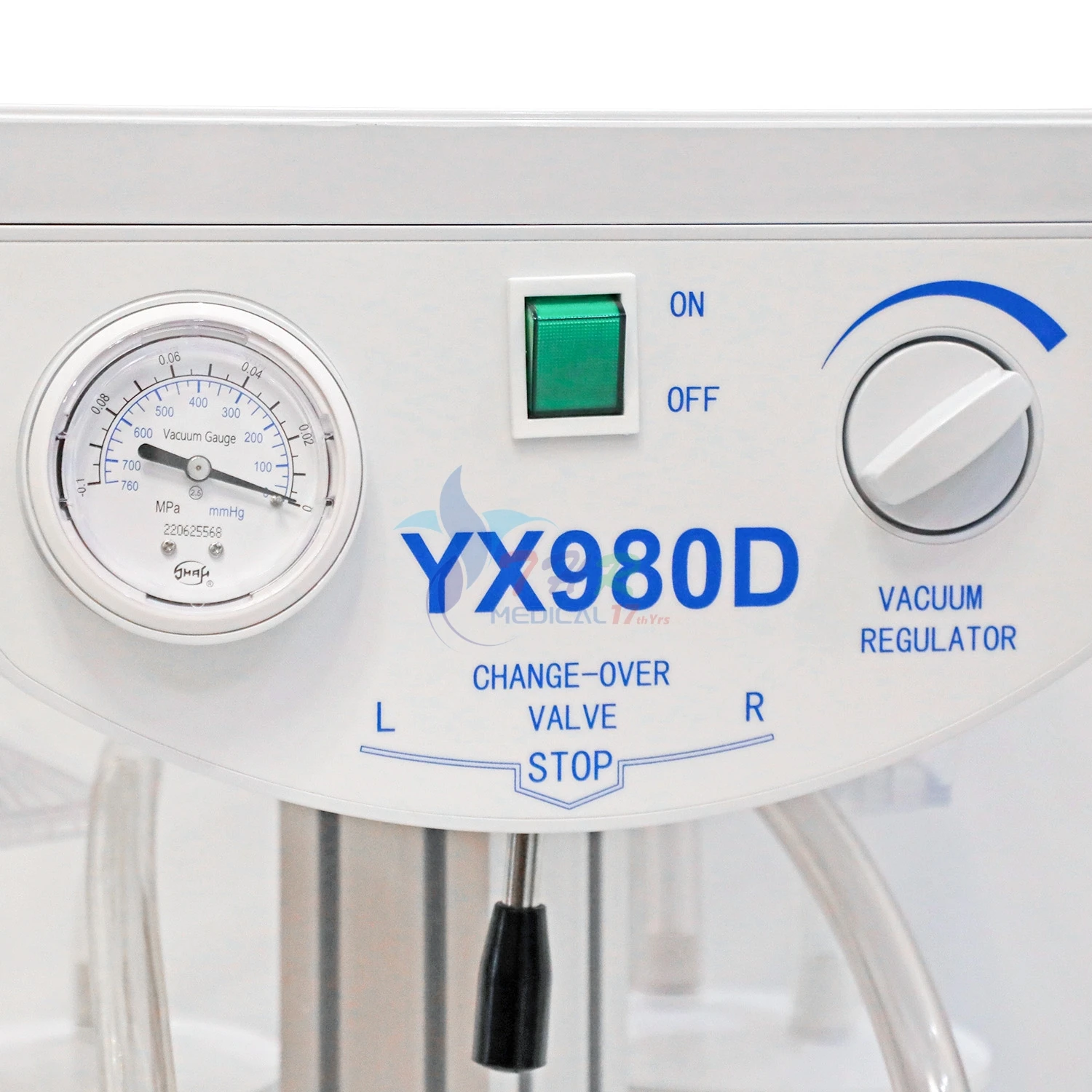 THR-YX980D медицинское оборудование Электрический Всасывающий аппарат Мобильная вакуумная всасывающая машина большой емкости