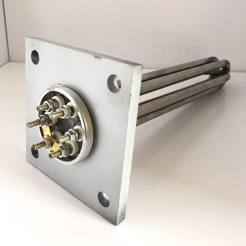 New Technology 50Kw Explosion Proof Tubular Flange Screw Immersion Heaters