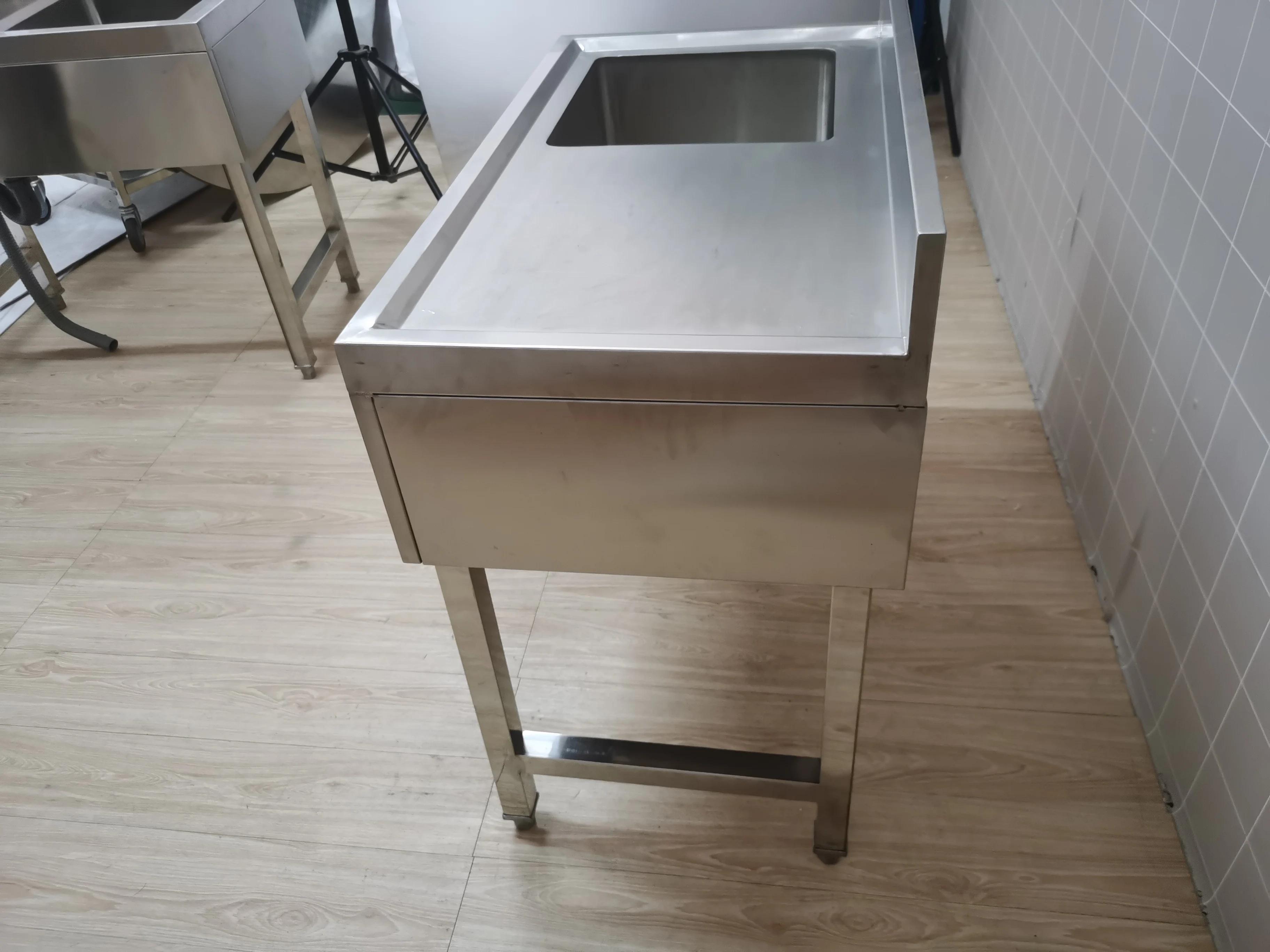 Hot sale Durable Commercial Stainless Steel Washing Sink Kitchen Sink With Drainboard