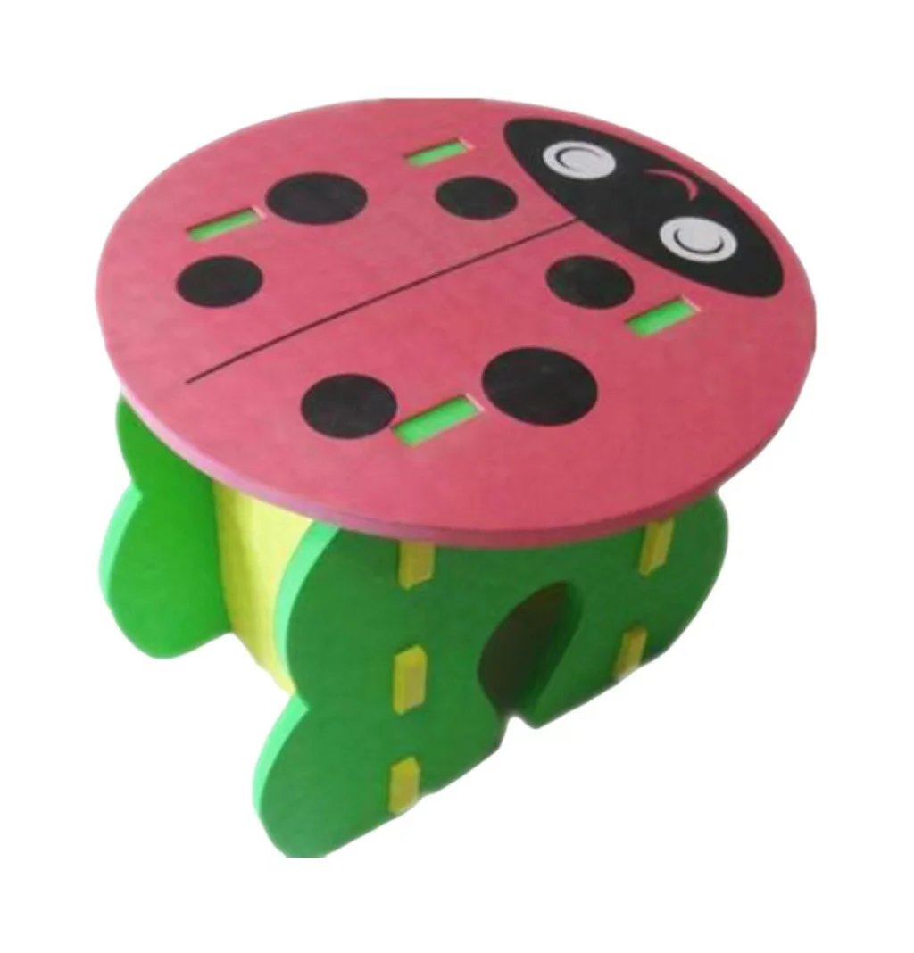 EVA Kids Toys Intellect Jigsaw Puzzles Eva Foam Kindergarten Desk Chair Study Furniture Set Stool for