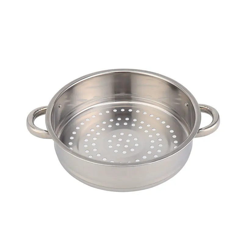 OEM Large Capacity Multi Layer Stainless Steamer  Pot Stainless Steel 5 Layers Steamer Boiler Pot With Glass Lid