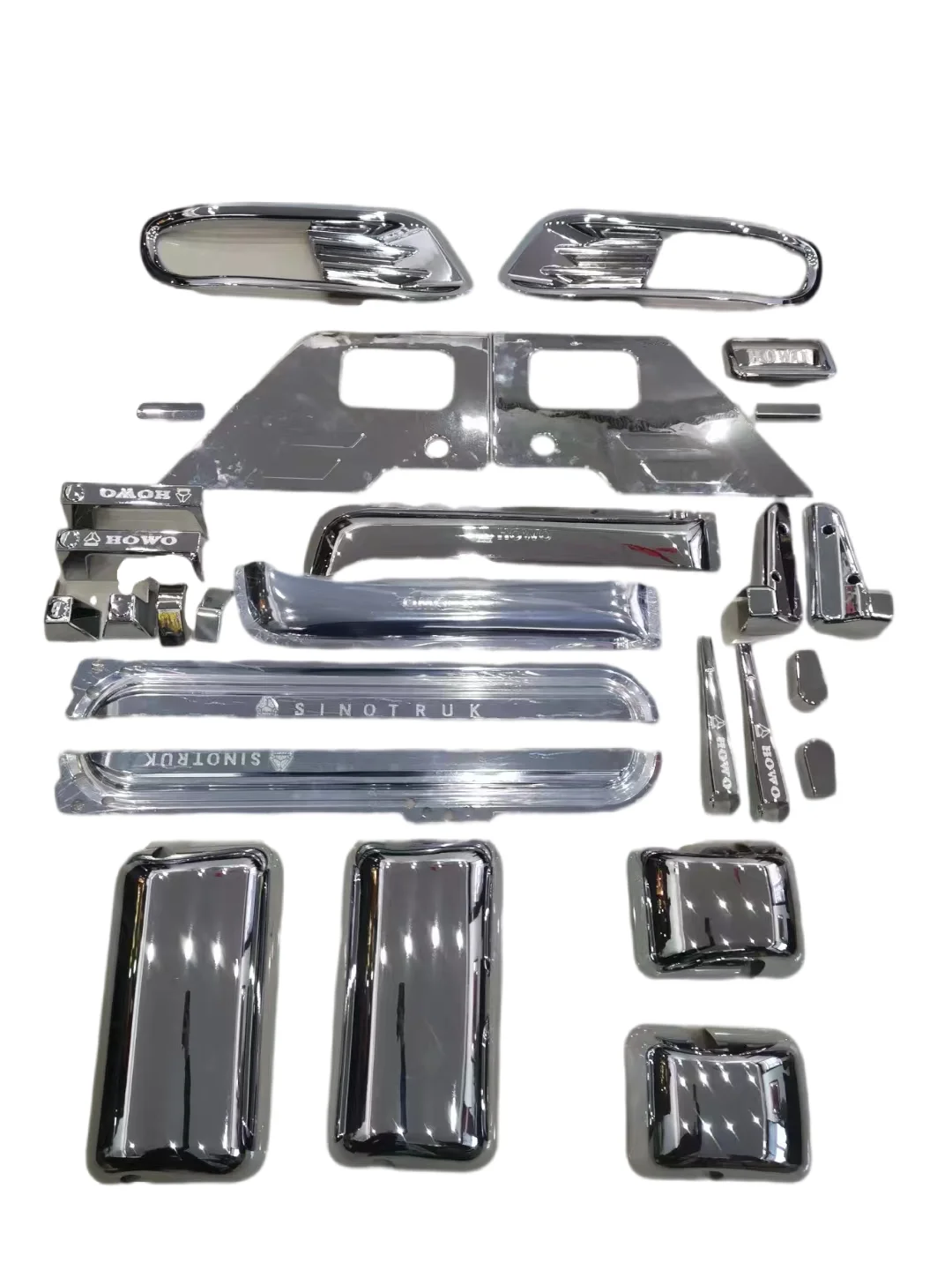 Truck Mirror Plating Decorative Silver Shell Guard