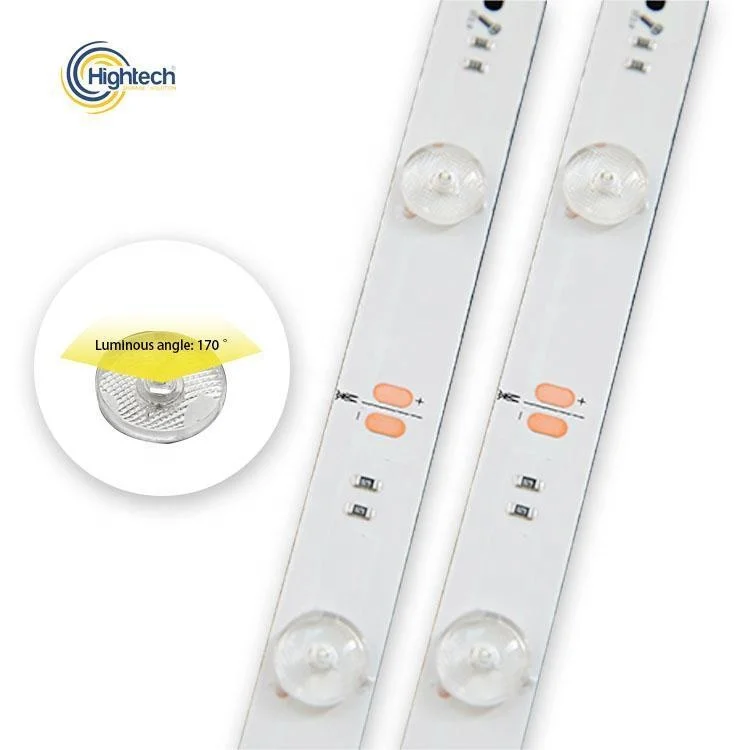 SMD2838 DC 12V  Strip Light Aluminum Diffuse Reflection LED Strip Rigid aluminum 12v led bar with Lens for Advertising Light Box