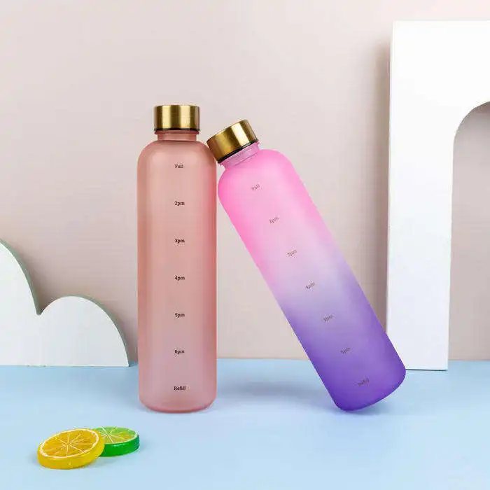 Wholesale leak-proof water bottle scrub Wholesale plastic fitness cup low price exercise 32oz  bonus