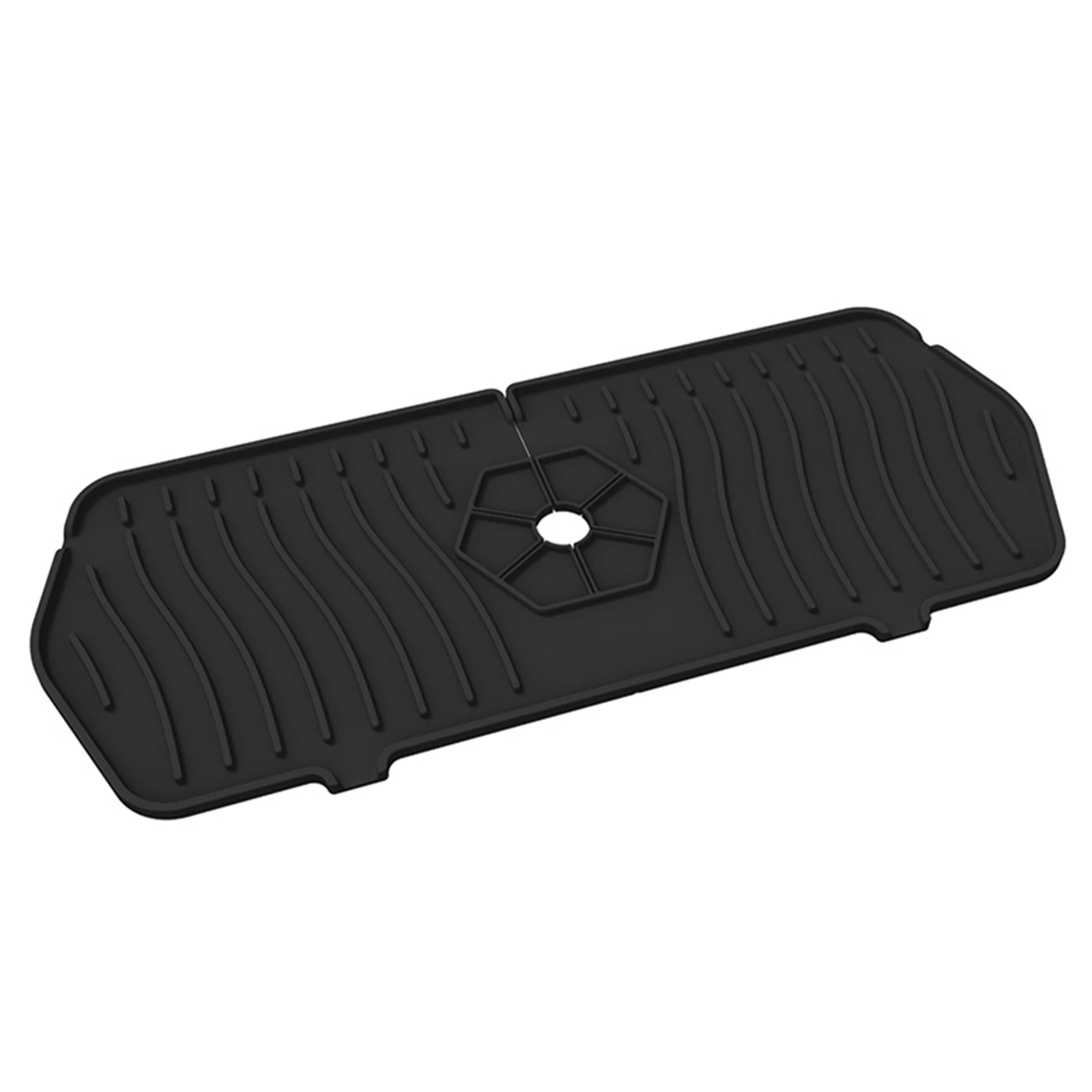 Manufacturers wholesale new corrugated multi-color draining and drying silicone mat