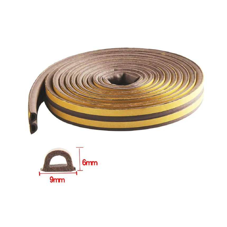 door window frame gap seal strip sponge draft excluder