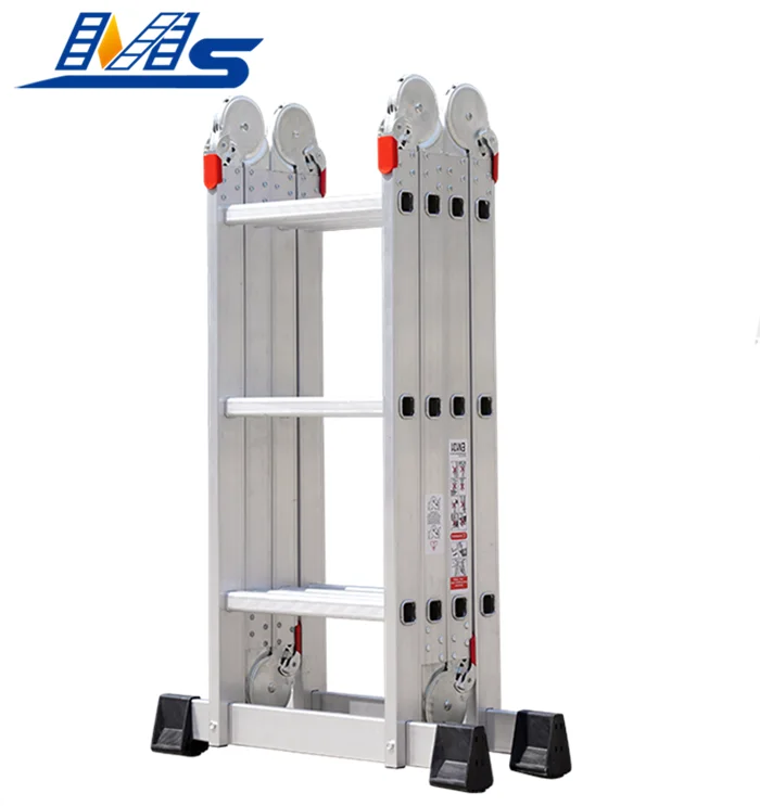 Алюминиевая складная лестница 4x2 4x3 4x4
