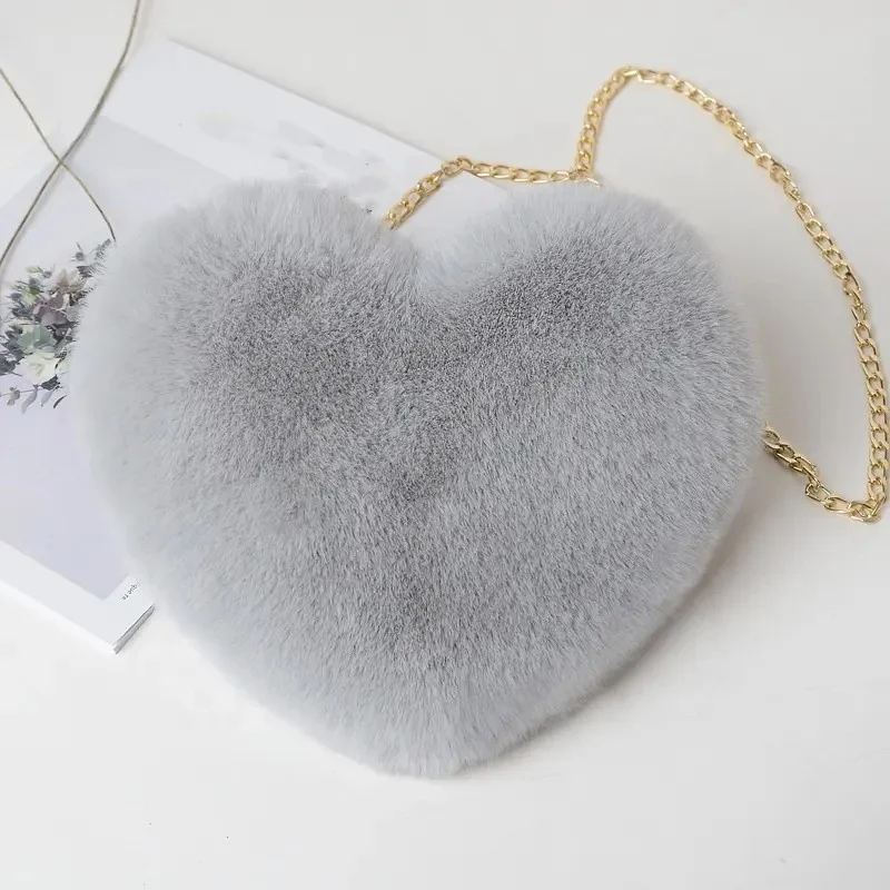 New Fashion Heart Shaped Leather Soft Shoulder Bags Women Lovely Elegance Mini Handbags for Women Exquisite Wholesale