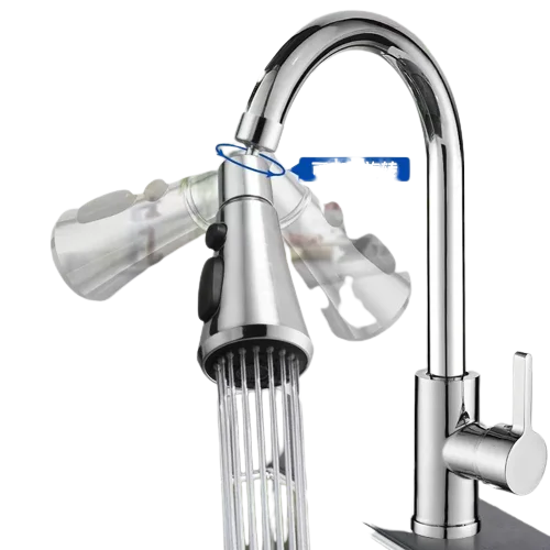 WH502 360 Degree Rotate Faucet Sprayer Anti splash 360 Degree Rotating Water Tap   Water Saving Faucet Nozzle Adapter