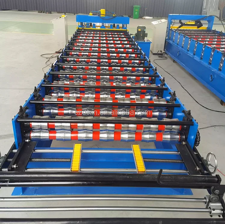 roofing sheet rib type ibr box profile roof tile panel making roll forming machine machinery production line