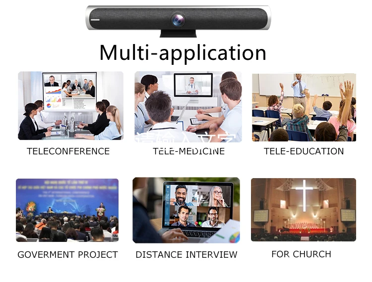4K Camera 8MP AI Auto-Tracking Webcam all-in-one Webcam for Video Conferencing Web Camera with Built in Speakers and Mic