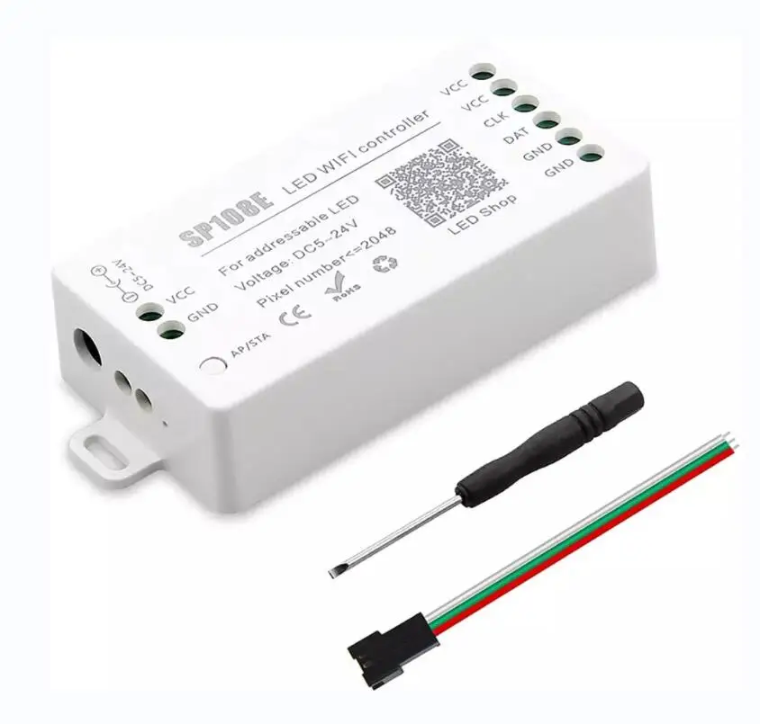 DC5V-24V LED 2014-X  Remote Controller SP105E SP107E SP108E WIFI Bluetooth RGB Pixel Light LED Strip Controller