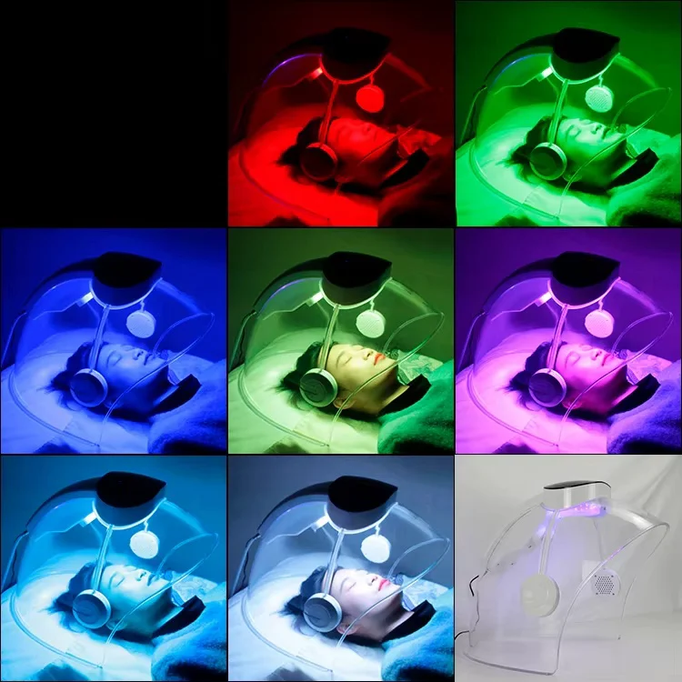 O2toderm Skin Rejuvenation Hyperbaric Oxygen Facial Care Mask for Beauty Spa Use with Oxygen Sprayer & UK/EU Plugs