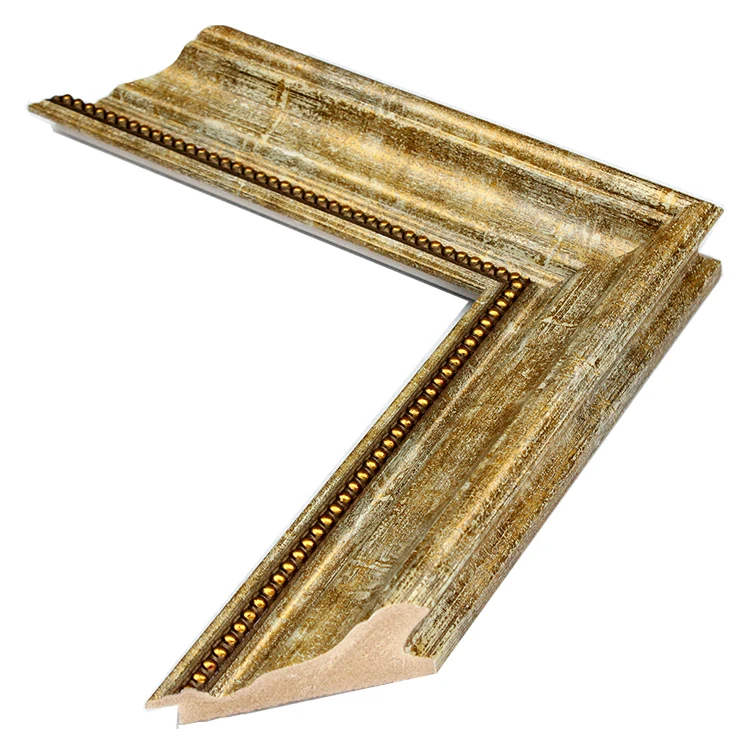 Novelty European Style Polystyrene PS Mirror Photo Picture Frame Moulding Design