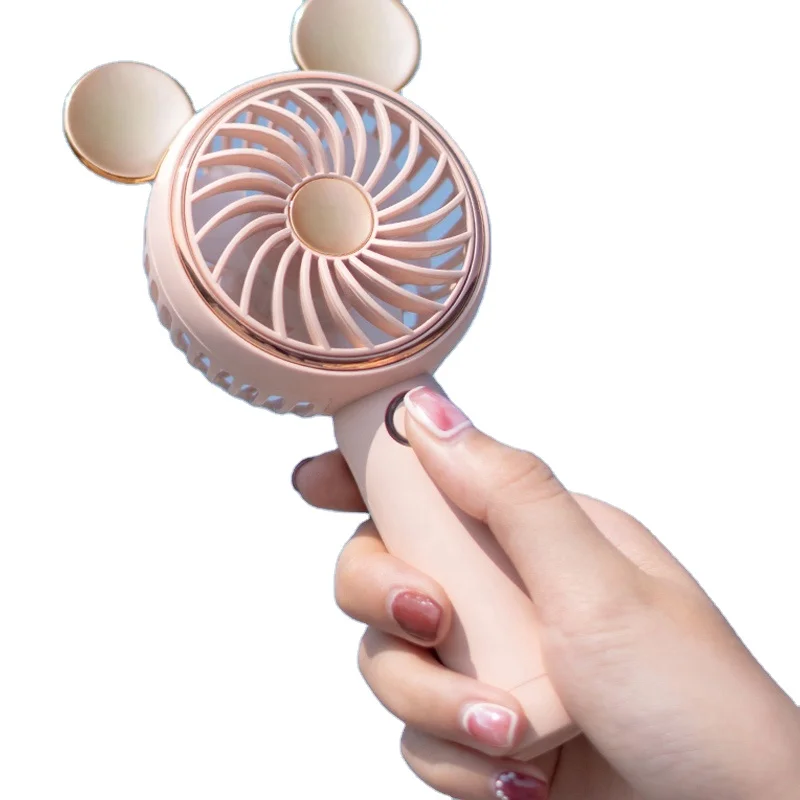 Summer Full Of Energy Portable USB Charging Cute Fun Cartoon Mini Handheld Fan