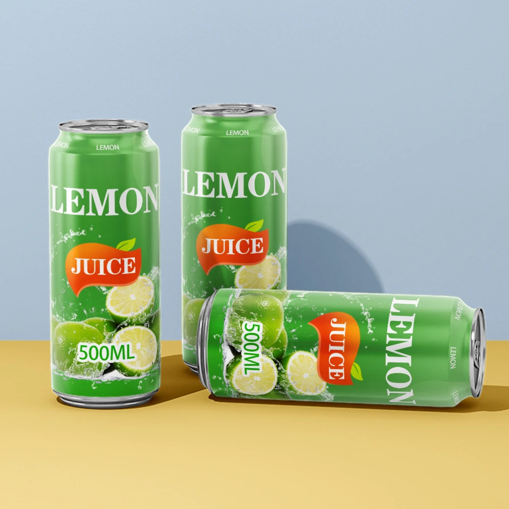 Wholesale Customized 330ml 33cl Sparkling Fruit Drink Canned Carbonated Soda Fruit Flavor Beverage for Sale