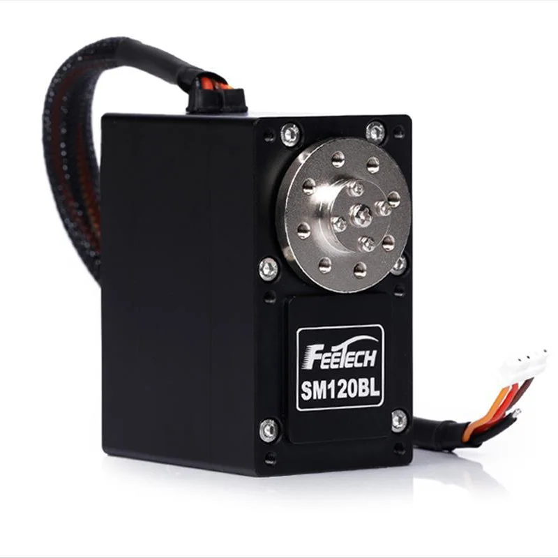 Feetech 24 В 120 кг RS485 Modbus-RTU сервопривод с высоким крутящим моментом металлическая разведывательная рука 360 градусов Радиоуправляемый вертолет большой самолет
