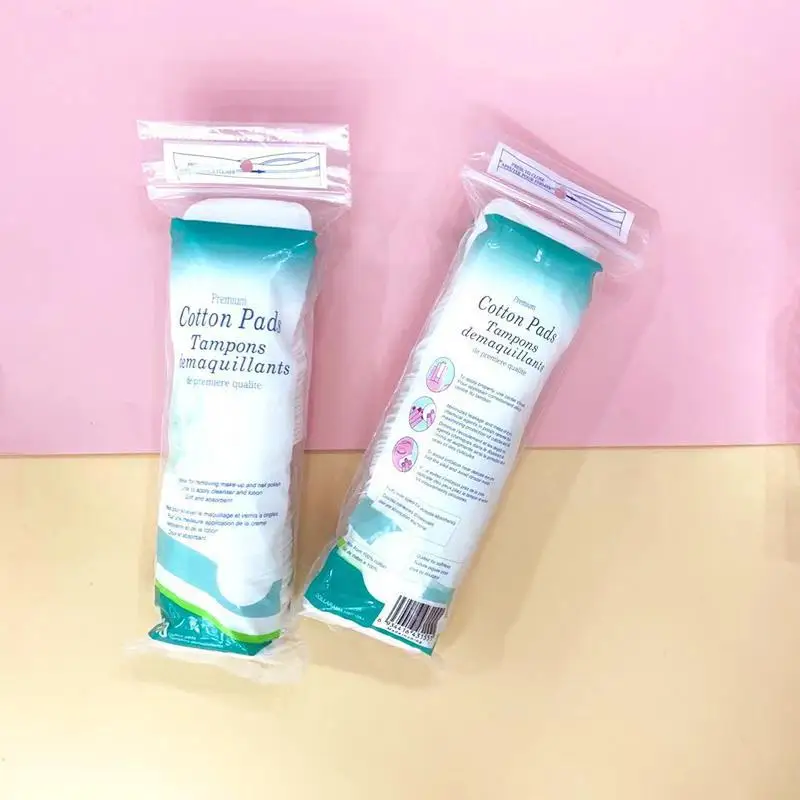 OEM Private Label Makeup Remover Cotton Rounds Facial Cotton Pads