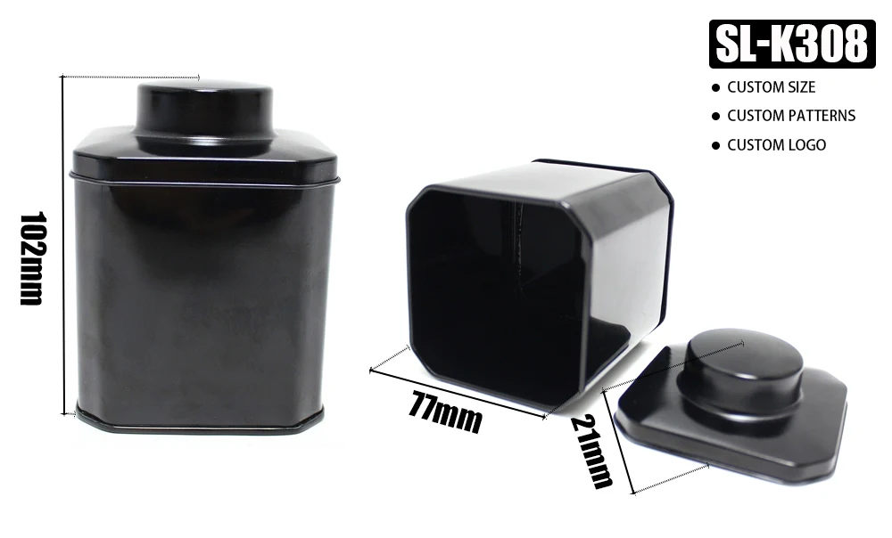 Factory Wholesale High Quality Tinplate Cans Custom Tin Box Tin Can For Tea Food Packaging Tin Cans