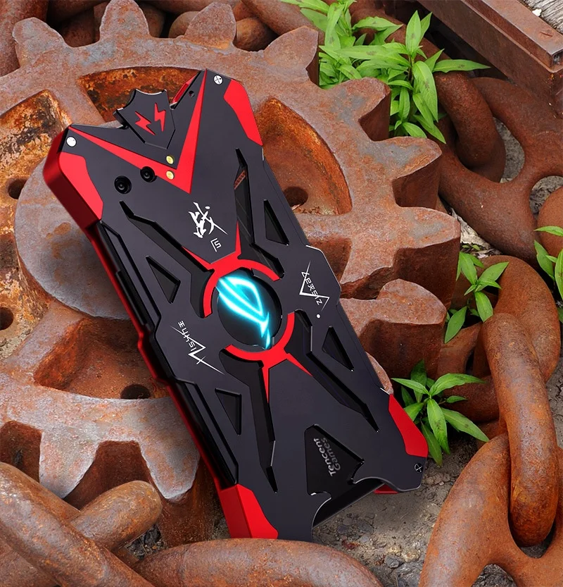  ZIMON обновление новый дизайн для ASUS ROG Phone 2 чехол сотового телефона полностью металлический противоударный обновленный черных чехлов