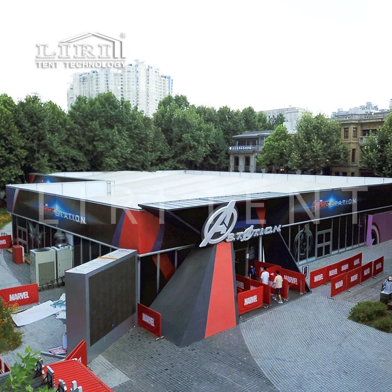 500sqm Thermo Roof Cube Structure Film Marquee Tent for the Exhibition Hall