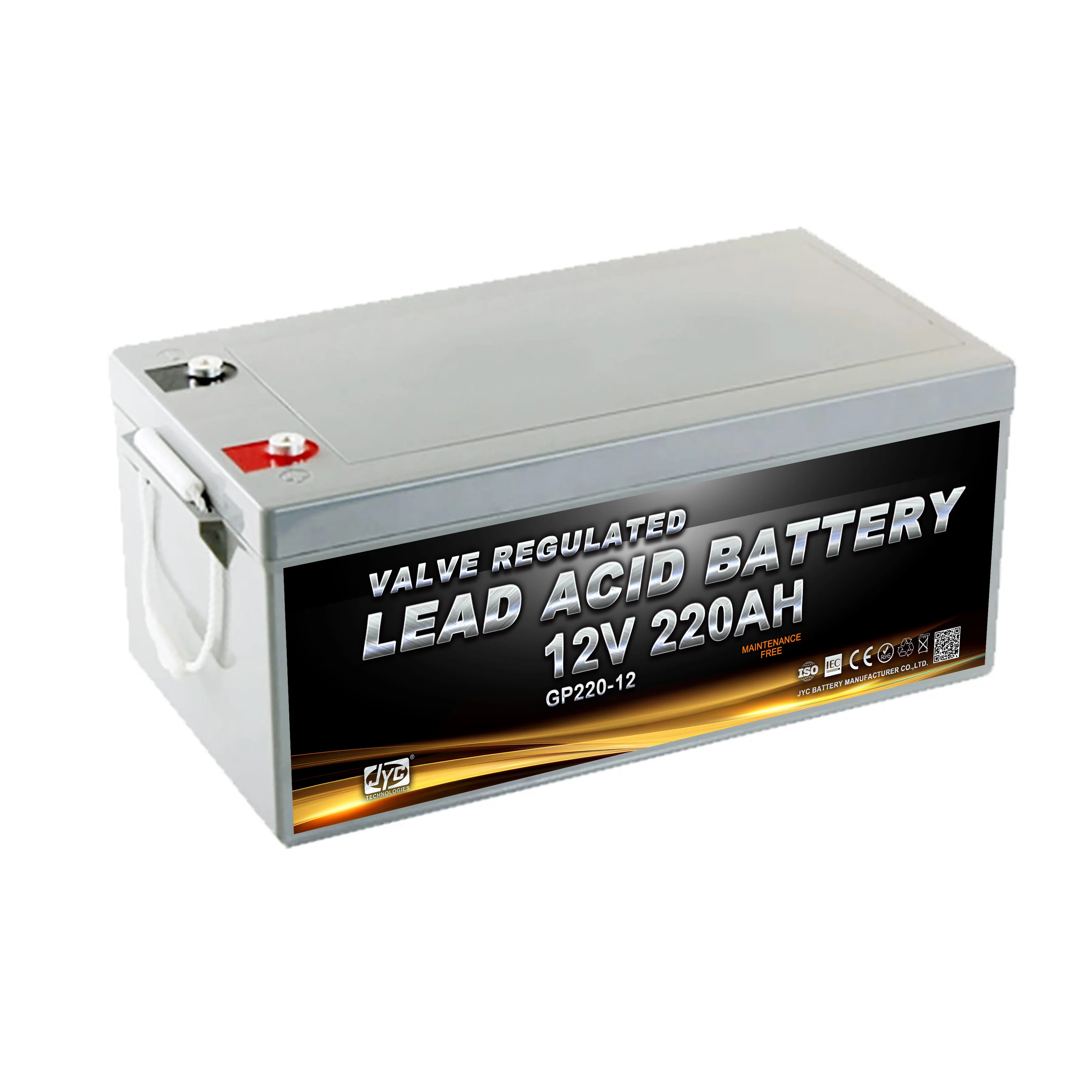 Continual hot sale 12v 220ah deep cycle solar battery