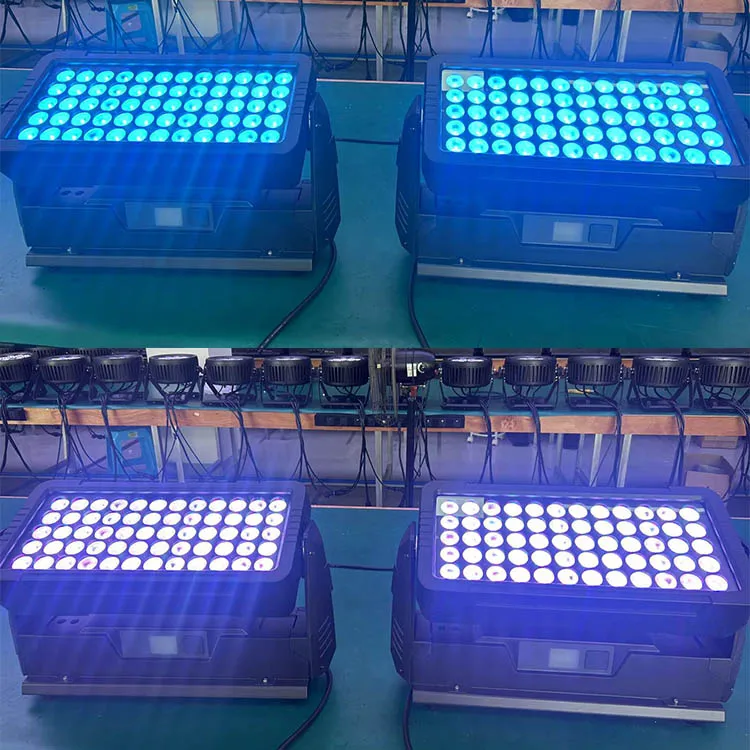 Waterproof IP65 60X10W Rgbw City Color Wash Light Led Flood Light Led Wall Washer