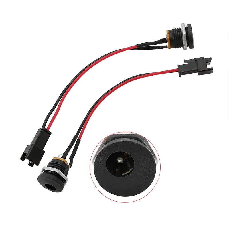 DC-022 5.5 x 2.1mm DC Power Female Jack to JST SM 2 Pin Male Plug Cable Connector Adapter DC 5.5*2.1 10/15/20cm