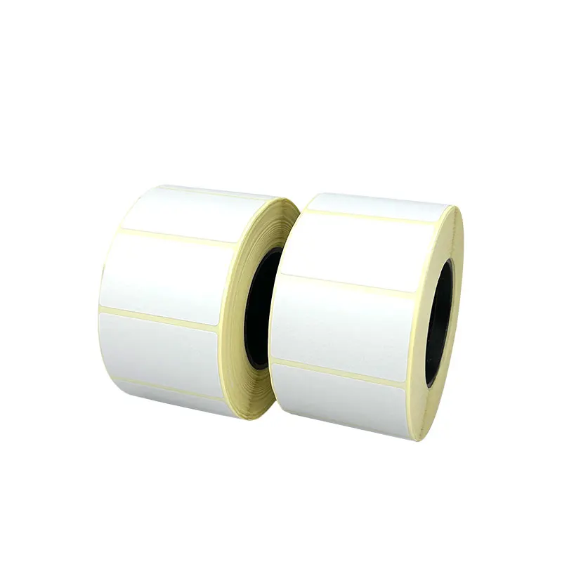 Manufacturer special price direct sales yellow background thermosensitive adhesive label 43 * 25