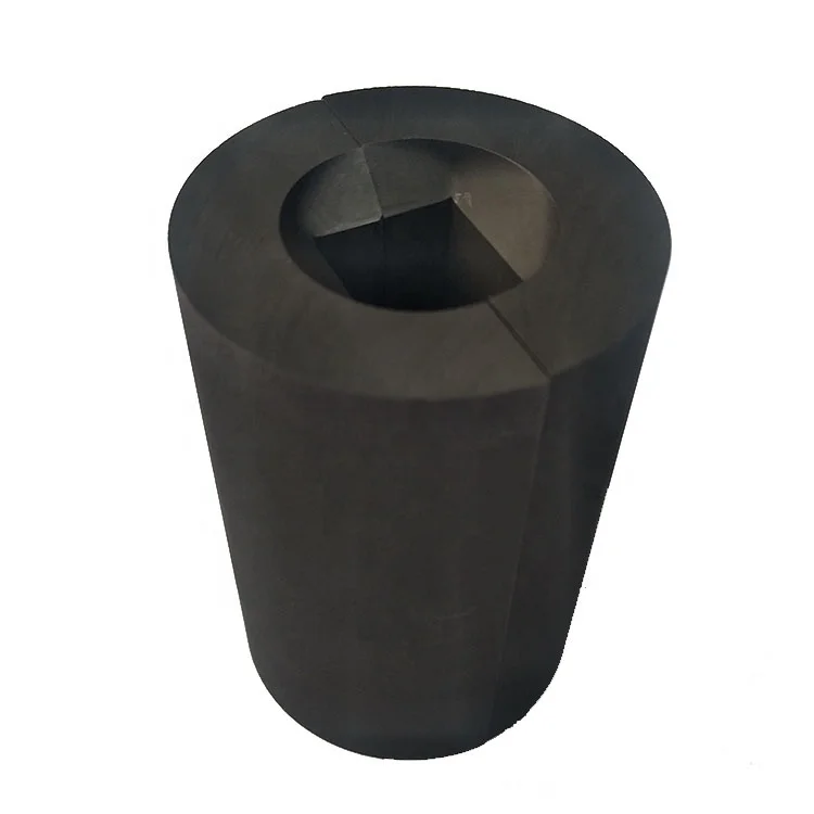 Custom isostatic wear resisting high density electrolysis carbon graphite casting molds