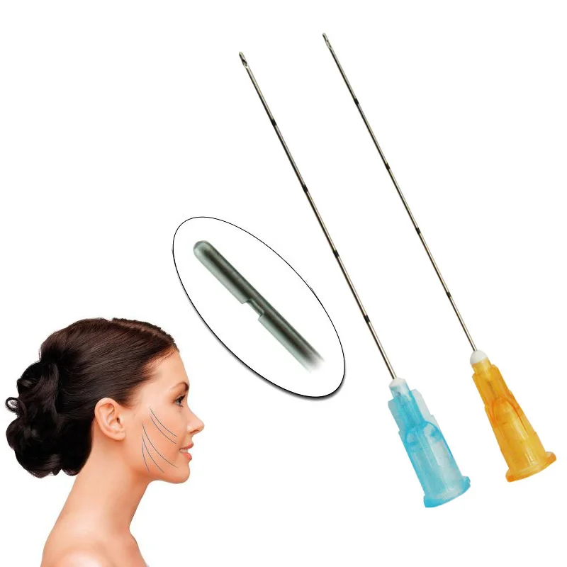 Korea wholesale stainless steel blunt tip micro needle cannula18G 50mm types for dermal filler syringe