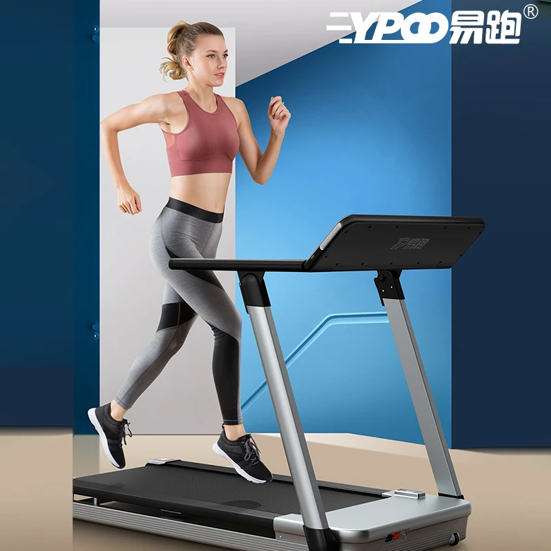 YPOO newest fitness equipment treadmill motorized treadmill foldable cheap electric mini under desk treadmill with YPOOFIT APP
