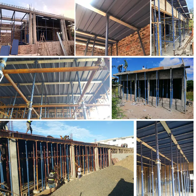 Custom Scaffolding Shoring Prop Construction Heavy Duty galvanized steel acro prop shuttering jacks steel