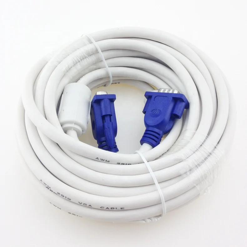 10M  hot selling  male to male vga cable for computer audio video