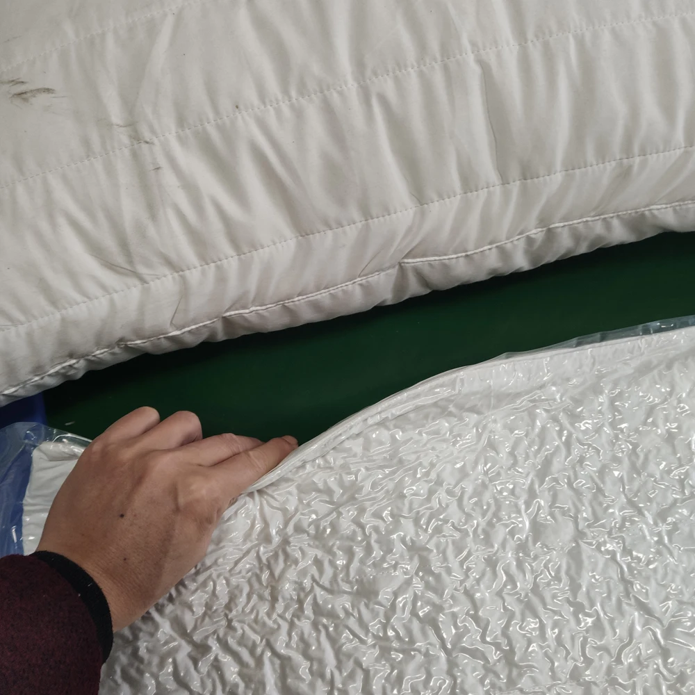 Automatic  pillow compress vacuum packing  machine  J-3-D with Hydraulic system