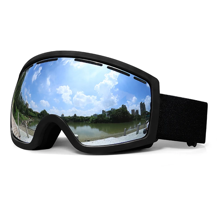 Ready Stock Wholesale Anti Fogging Anti-Scratch Safety TPU Frame Snow Glasses Polarized Ski Goggles