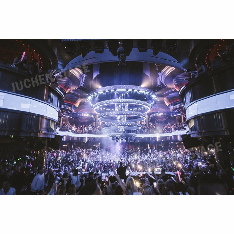 JUCHEN Rigging Roof Trusses Moving Rotary Aluminum Circle Rotating litting lighting truss system