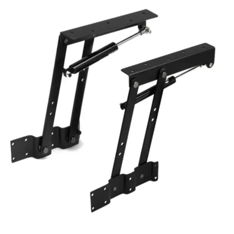 2pcs Folding Spring Tea Table Hinge Furniture Lift Up Top Mechanism Hardware Lifting Rack Shelf for Coffee Computer