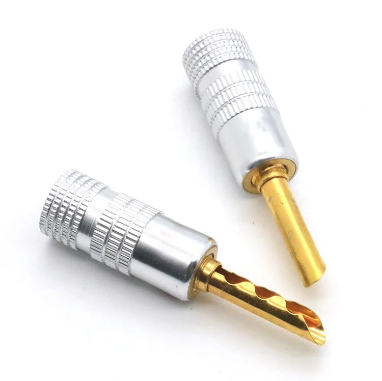Sawtooth Banana Plug Audio Speaker Banana Plugs Audio Jack Connectors