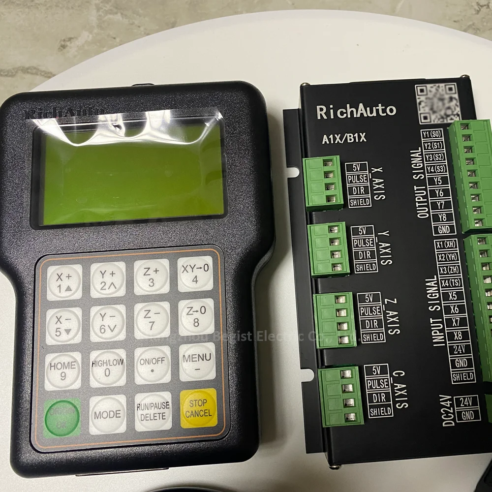 Richauto Dsp A11 A18 3-axis Motion Control System, English, A11e A18e Dsp Usb Handle Controller For Cnc Router