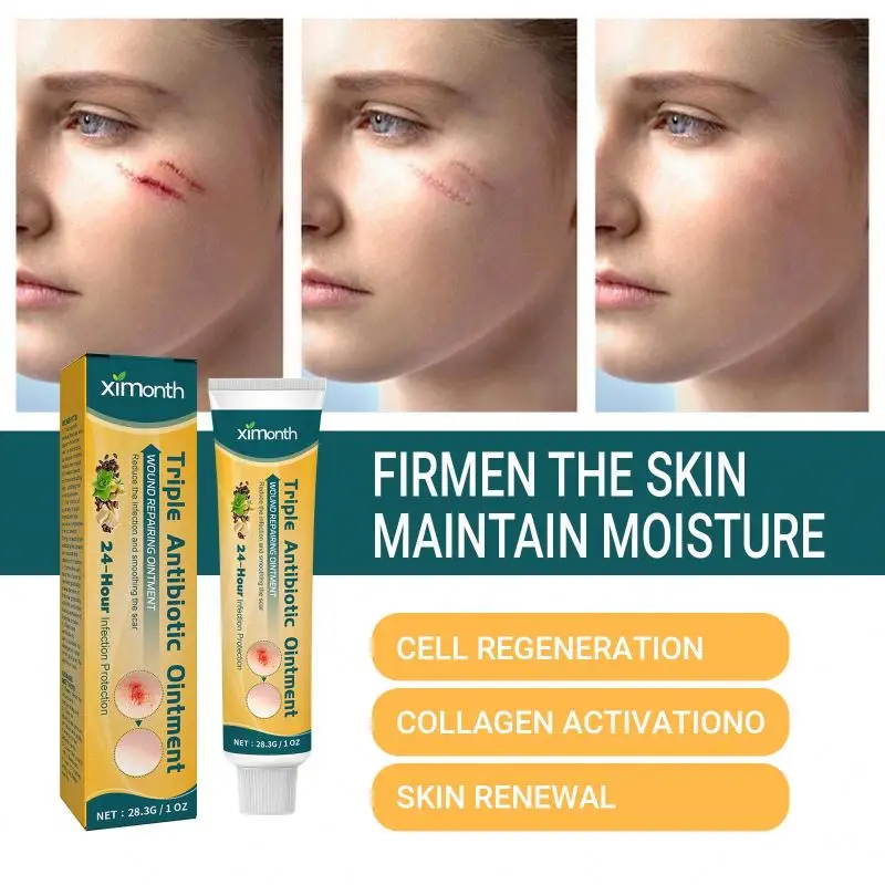 Wholesale Custom Logo Wound Repair Scar Smoothing Skin Renewal Triple Antibiotic Ointment