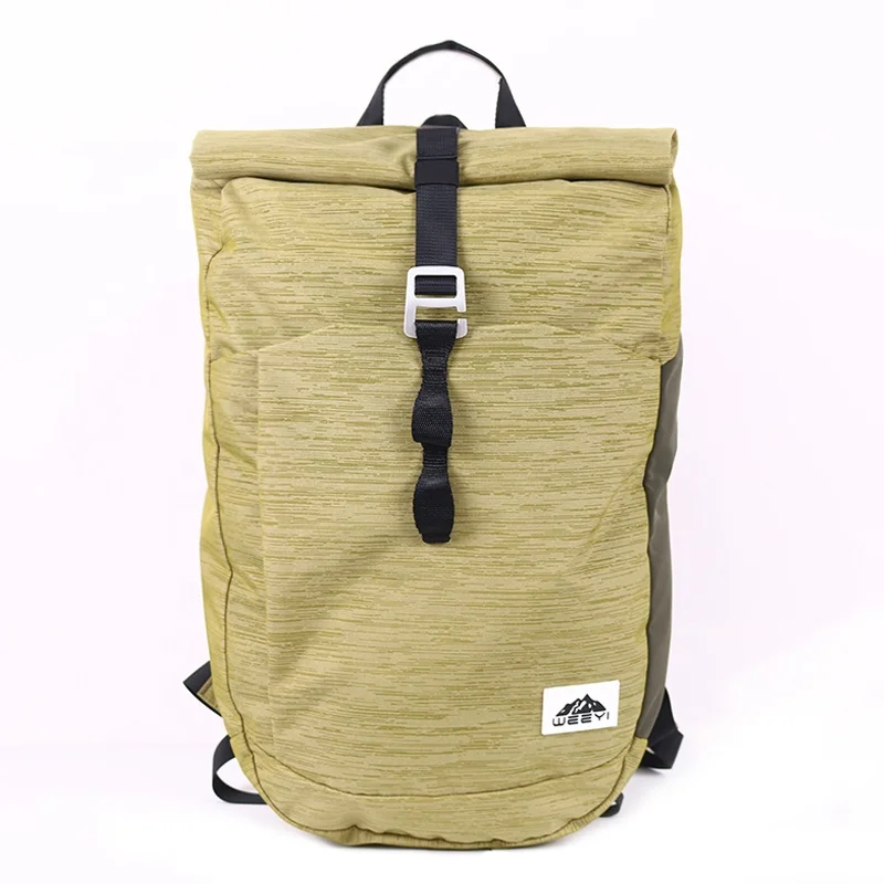 CHANGRONG Custom Adult Men Lightweight Casual Daypack Roll Top laptop backpacks