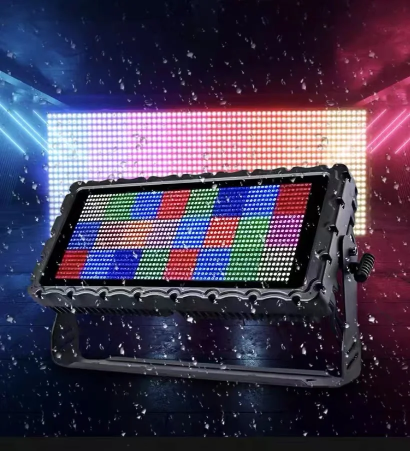 Nightclub Performance 80 LEDs IP65 295W Beam 1000W Equivalent Warm White DMX Controlled DMX512 Fixed Head LED RGBW Stage Light
